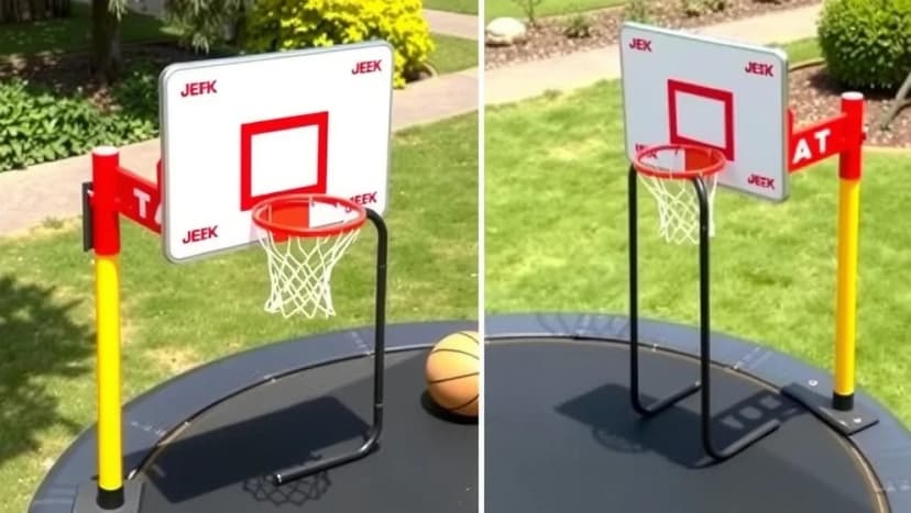 Basketkorg till studsmatta som passar din familj