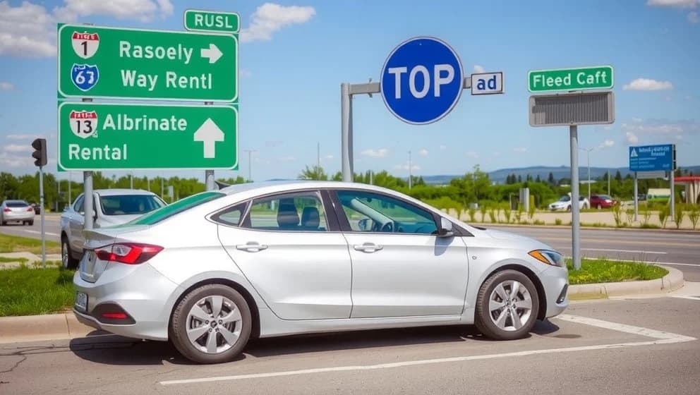 Hyrbil lämna på annan ort där du vill