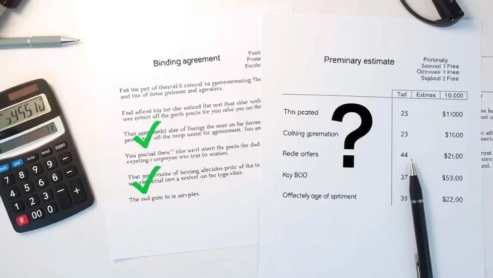 Skillnad på offert och kostnadsförslag